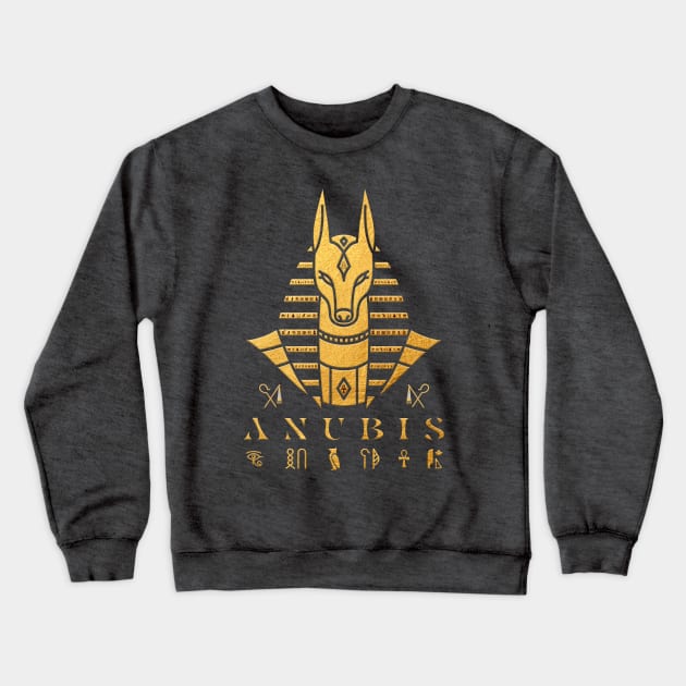 A   N   U   B   I   S Crewneck Sweatshirt by Da Vinci Feather